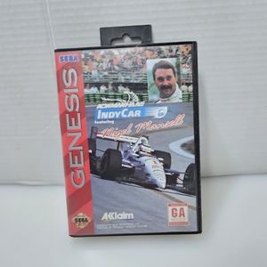 CIB Sega genesis Newman Haas Indycar